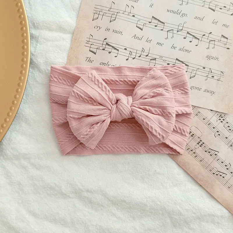 Soft Baby Bow Headbands- 3 piece set
