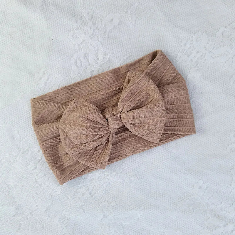 Soft Baby Bow Headbands- 3 piece set
