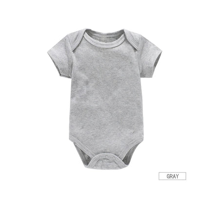 Soft cotton baby bodysuit set