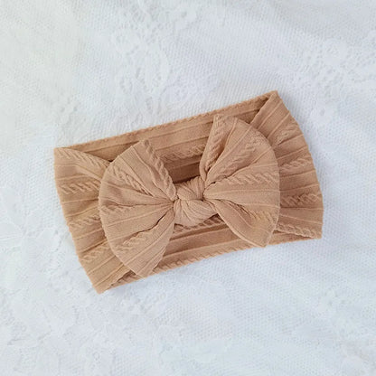 Soft Baby Bow Headbands- 3 piece set