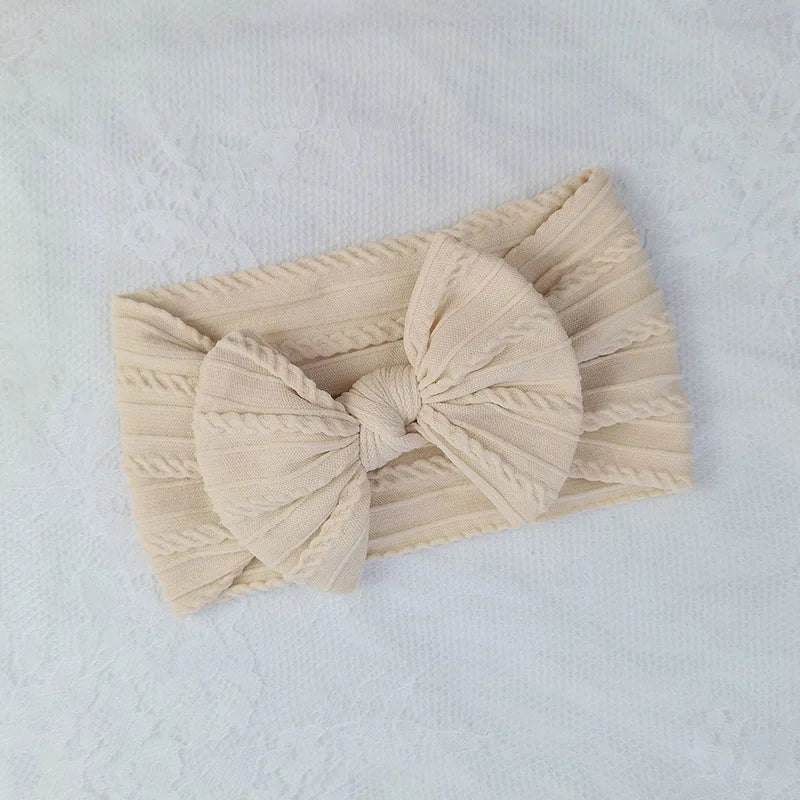 Soft Baby Bow Headbands- 3 piece set