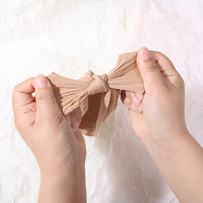 Soft Baby Bow Headbands- 3 piece set