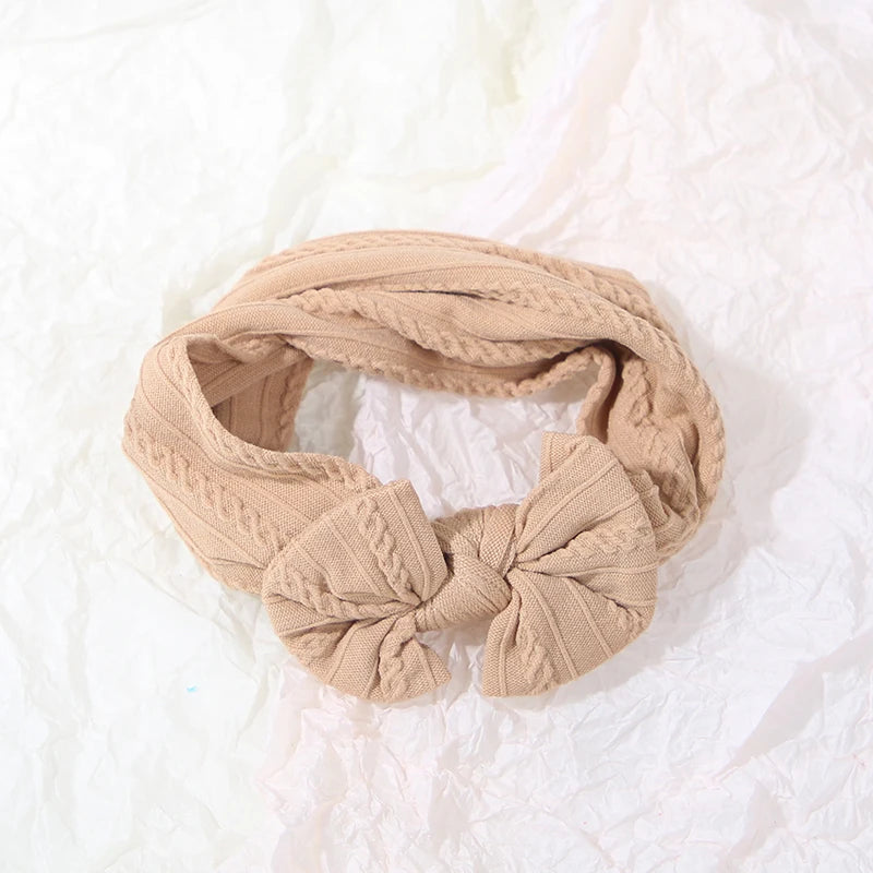 Soft Baby Bow Headbands- 3 piece set