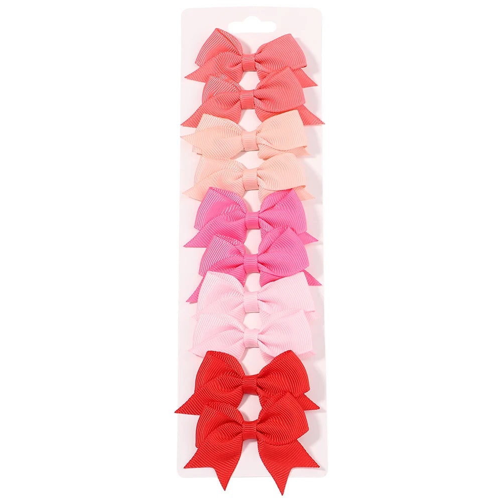 Baby Bow Hair Clips 10 piece set