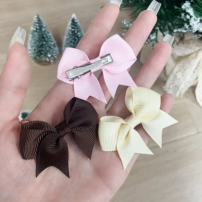 Baby Bow Hair Clips 10 piece set