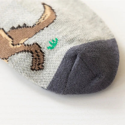 Comfy Dino Socks for Kids-5 pairs