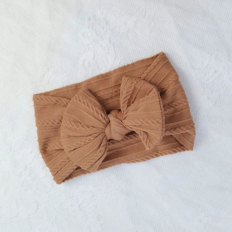 Soft Baby Bow Headbands- 3 piece set